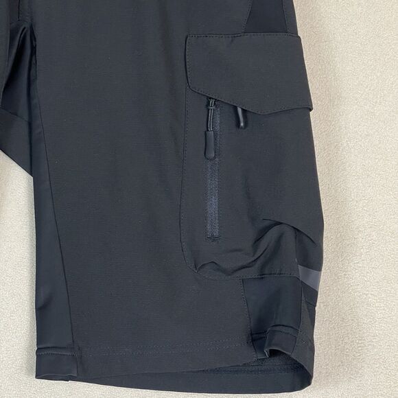 MTB Shorts Mens Medium Black Cycling Outdoor Hiking Surf Board Adult - Picture 5 of 13